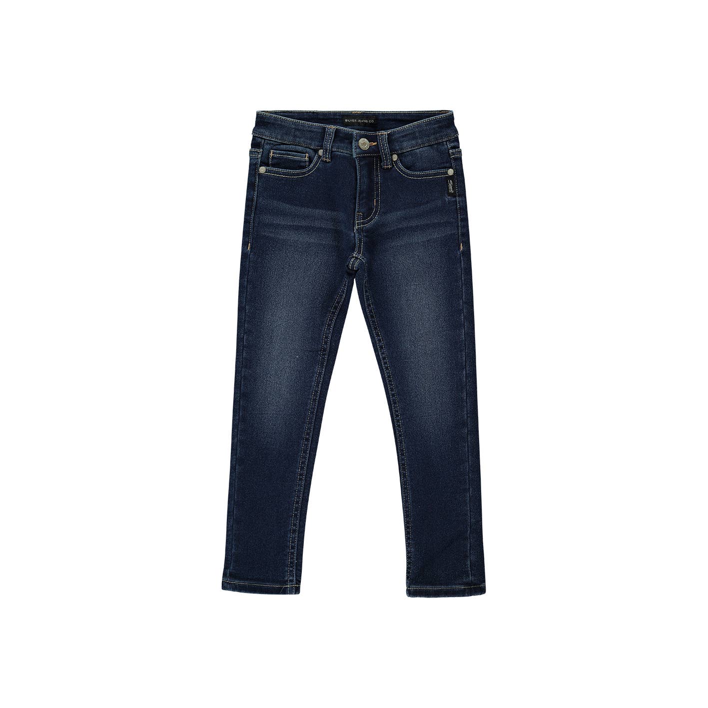 Amy Girls Jegging Fit Knit Denim- Dark Wash